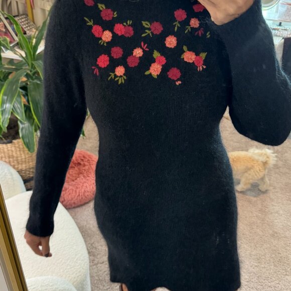 SEZANE ALPACA SWEATER DRESS SIZE 8 - Picture 2 of 6